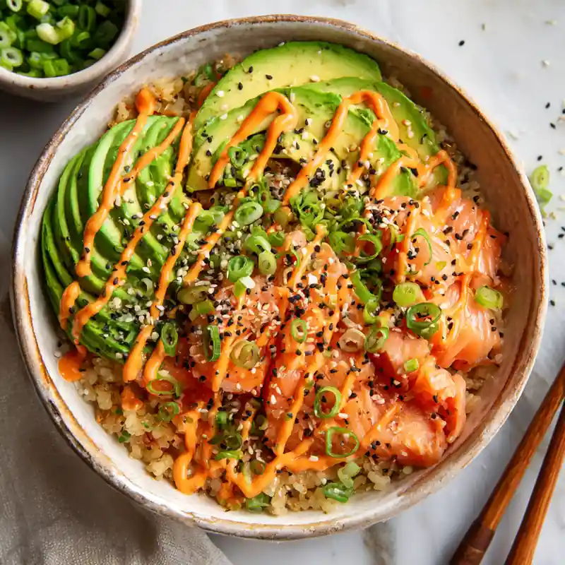 Crispy Rice Salmon Bowls – Viral High-Protein Lunch in 20 Minutes