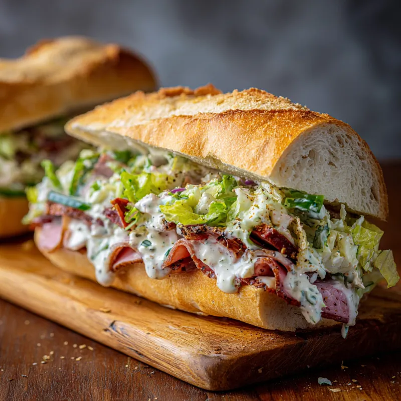 TikTok Viral: Grinder Salad Sandwich Recipe Easy & Messy