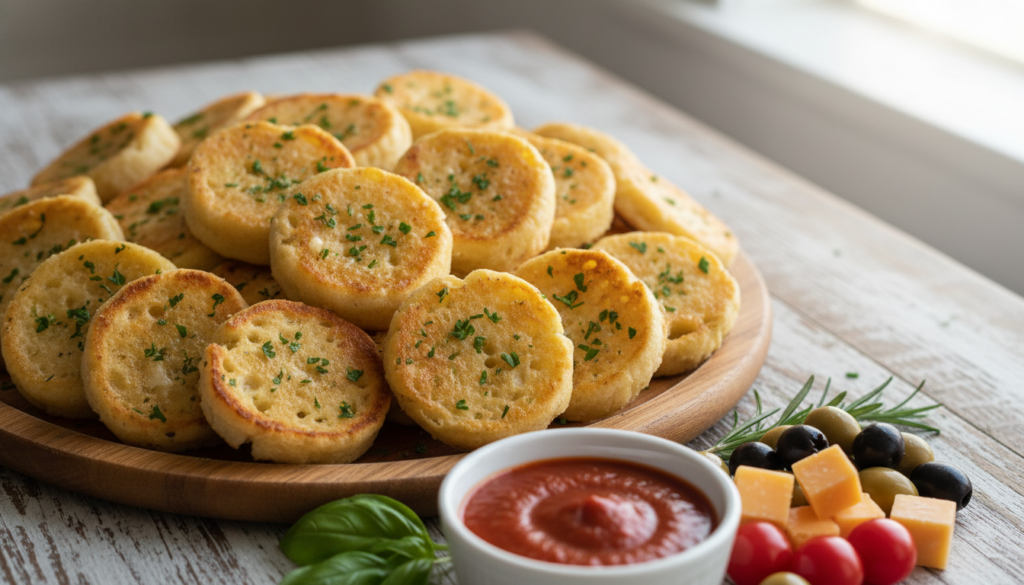 Crumpet Garlic Bread Pairings Crumpet Garlic Bread Pairings